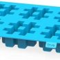 TrueZoo #Pound It Silicone Mold and Ice Cube Tray, Makes 6 Cubes Novelty Ice