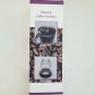 Coffee Grinder Manual Easy Turn Handle Clear Glass Base