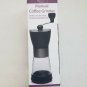 Coffee Grinder Manual Easy Turn Handle Clear Glass Base