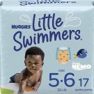 Huggies Little Swimmers Disposable Swim Diapers Large 17 Count Size 5-6, 32+ Lbs