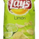 Lay's LIMON Flavored Potato Chips 8oz Bags (Pack of 4)