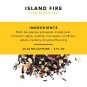 Pinky Up ISLAND FIRE Loose Leaf Tea, Dessert Black Tea, Iced Tea, 1 Tin 4 Oz.