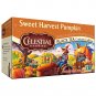 Celestial Seasonings Sweet Harvest PUMPKIN Caffinate Black Tea 18 Ct (6 Boxes)
