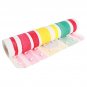 Your Zone Rainbow Stripe Hot Spot Safety PVC Bath Tub Mat 16"x27.5" Non-Slip Cup