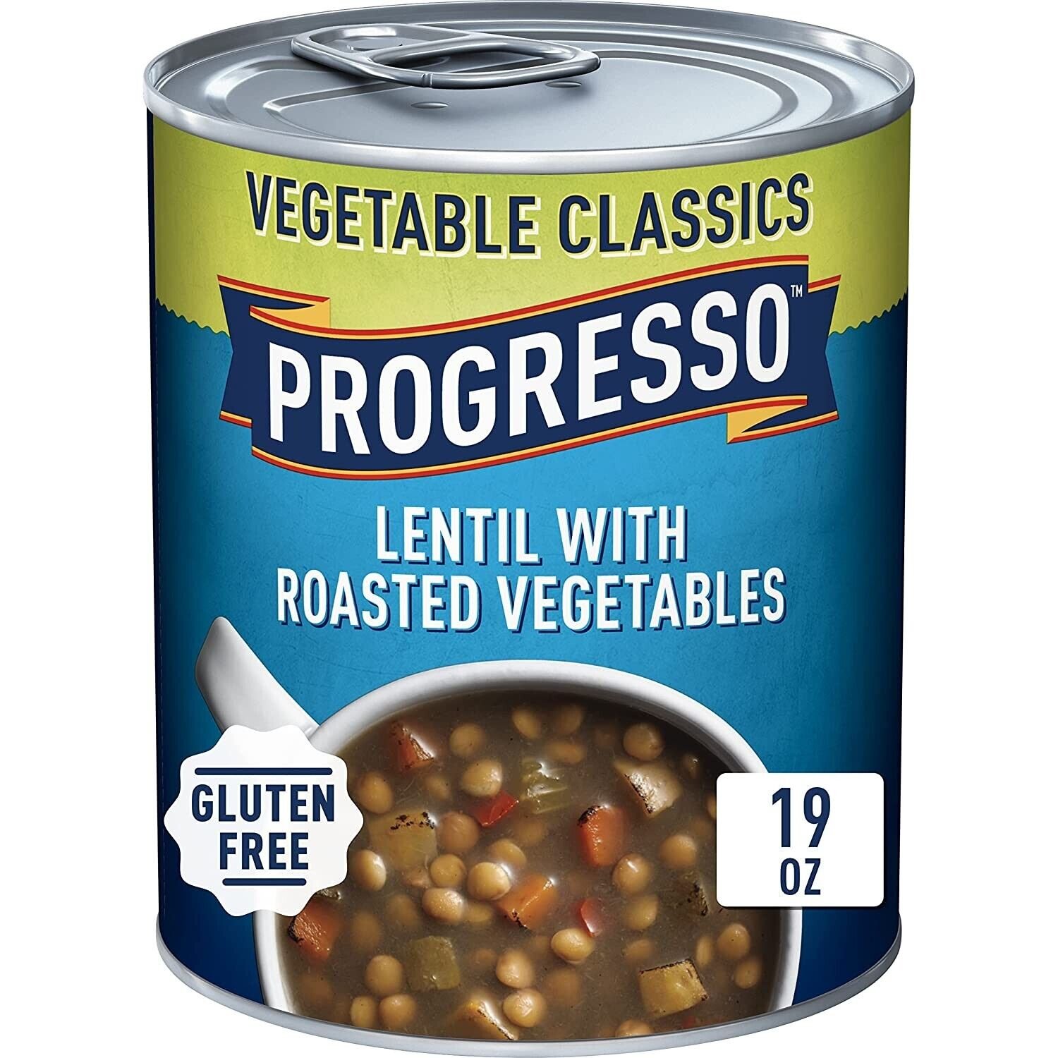 Progresso Soup Vegetable Classics, Lentil with Roasted Vegetables, 19 ...