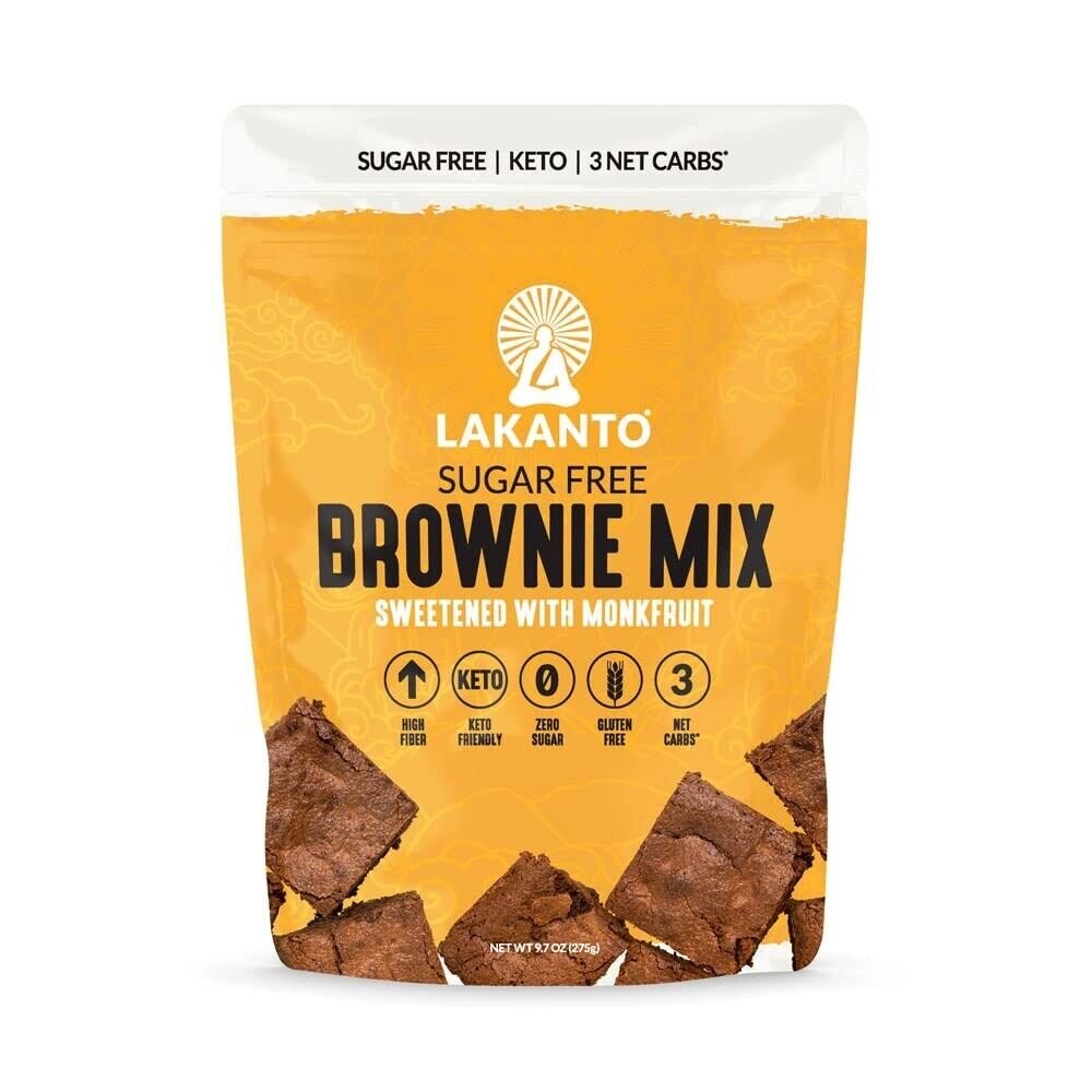 Lakanto Sugar Free BROWNIE MIX, Sweetened with Monk Fruit Sweetener
