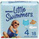 Huggies Little Swimmers Disposable Swim Diapers, SIZE 4 Medium (24-34 Lbs) 18 Ct