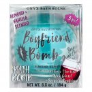 Onyx Bathhouse Blue Boyfriend Bath Bomb Surprise Wine Glass Charm Almond Vanilla