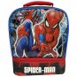 Kids Marvel Spiderman Dual Compartment Drop Bottom Lunch Bag for Boys