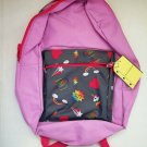 Pink "LOL", "YAY!" Backpack Soft Zipper Front Pocket