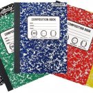 Composition Notebooks Marbled 5 WIDE Ruled 1 ea color may vary 9.75"x7.5"
