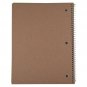 Spiral Notebook COLLEGE Ruled Durable POLY Cover w Pocket 9"x11" (Pack of 2)