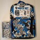 Confetti Reboot Backpack Cudlie 9 piece Set Camo
