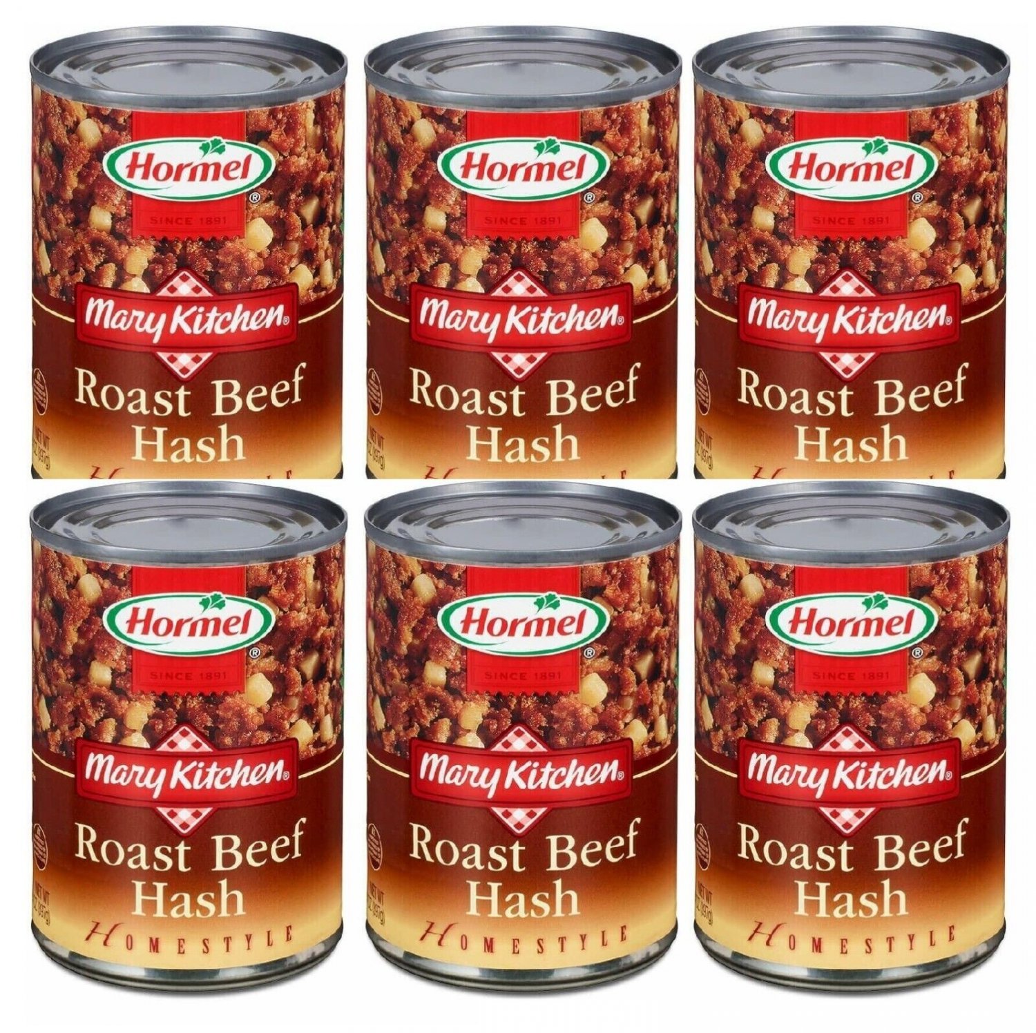 Hormel Mary Kitchen Roast Beef Hash, 14 Ounce (Pack of 6)