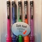 Mechanical Pencil Soft Comfort Grip, Refillable Assorted Colors, 5ct (4 Packs)