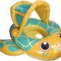 SwimWays Sun Canopy Baby Boat, Turtle - Inflatable Float 9-24 months