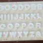 Candy Mold 8.5''x4'' Silicone Letters and Numbers