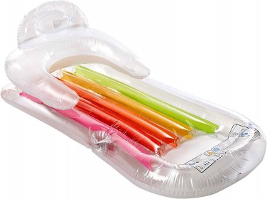 Intex King Kool Lounge Floating Swimming Pool Headrest & Cupholder 63"x33.5"