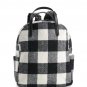 Sonoma Goods For Life® Large Plaid Backpack Black White