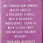 Manischewitz DARK CHOCOLATE COVERED MATZO (2 Boxes) PASSOVER 2024/5784 7 Oz.