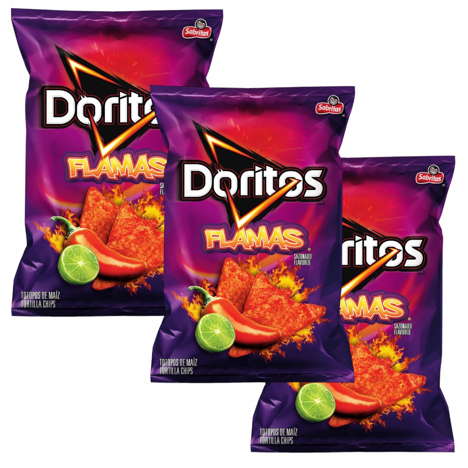 Doritos Flamas Flavor Tortilla Chips Hotspicy Tangybold 925 Oz 3