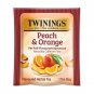 Twinings PEACH & ORANGE Herbal Caffeine Free Tea 16 Bags ea (2 Pack)