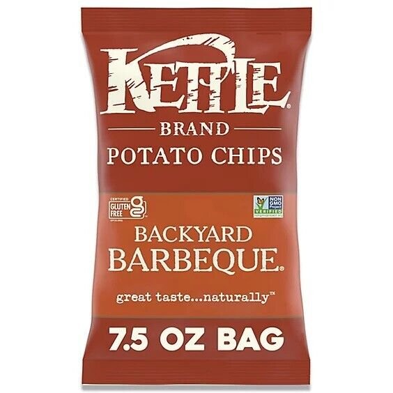 Kettle Brand Backyard Barbeque Potato Chips 75oz Smokey Spicy 2 Pack Oct 2024 2042