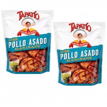 Tapatio Salsa Picante Tradition CITRUS POLLO ASADA Marinade 2-8 OZ Pouch MAY2024