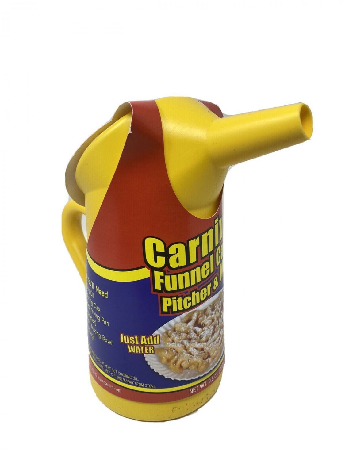 Fun Pack Foods, Carnival Funnel Cake Pitcher & Mix, 810 Cakes 9.6 Oz.