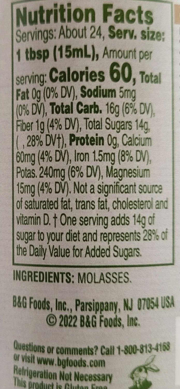 Brer Rabbit Unsulphured Molasses, MILD Flavor, 12oz, BSB OCT 2026 (2 Pack)