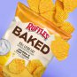 Ruffles Baked Potato Chips CHEDDAR & SOUR CREAM Crisps 65% Fat 6.25Oz SPECIAL!
