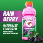 Gatorade Rain Berry LOWER SUGAR 75% Less Hydration Pk 10-28 Oz Electrolyte Sport