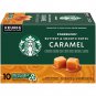 Starbucks CARAMEL Flavor Medium Single Cup Coffee Keurig 10 K-Cup pods
