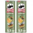 Pringles 7-Layer Dip Can Potato Crisps Chips Lunch Snacks 5.5 (2 Pack) Apr 2026