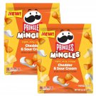 Pringles Mingles Puffed Snacks Cheddar & Sour Cream Cheese Puffs 5.5 Oz (2 Bags)