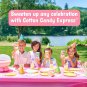 Cotton Candy Express ORANGE Floss Sugar Ice Cream Drinks 11 oz 2 Jars + 10 Cones