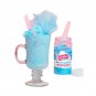 Cotton Candy Express ORANGE Floss Sugar Ice Cream Drinks 11 oz 2 Jars + 10 Cones
