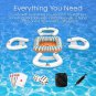 Cipton Floating Inflatable Card Table Set with 4 Seats, Waterproof Cards