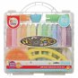 Play Day Ultimate Sidewalk Chalk Tye-Dye 80 Pieces Won't Roll Away Carrying Case