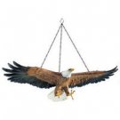 FLIGHT OF FREEDOM HANGING EAGLE  WALL SCULPTURE 19-1/2" WIDE DB43027