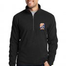 Old Style Chicago's Beer Chicago Bears Color Embroidered Logo Black Half Zip Fleece 2XL