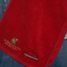 Pro Golf Towel 100% Cotton The Mechanicsburg Club Logo-Red