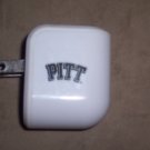 Pitt Official Licensed Collegiate Dual USB 2.1A White Cell Phone, Tablet Wall Charger #5391