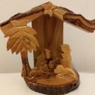 Olive Wood Handmade Carved Nativity Scene