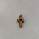 Olive Wood - Cross Pendant [Heart Cross]