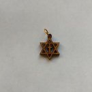 Olive Wood Star of David & Cross Pendant Necklace