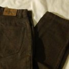 Calvin Klein Size 6 Women's Brown 100% Cotton Jeans 5 Pocket Pants