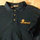 Schwan's XL Food Sevice Logo'd Cutter & Buck Blue 100% Cotton Polo / Golf Shirt