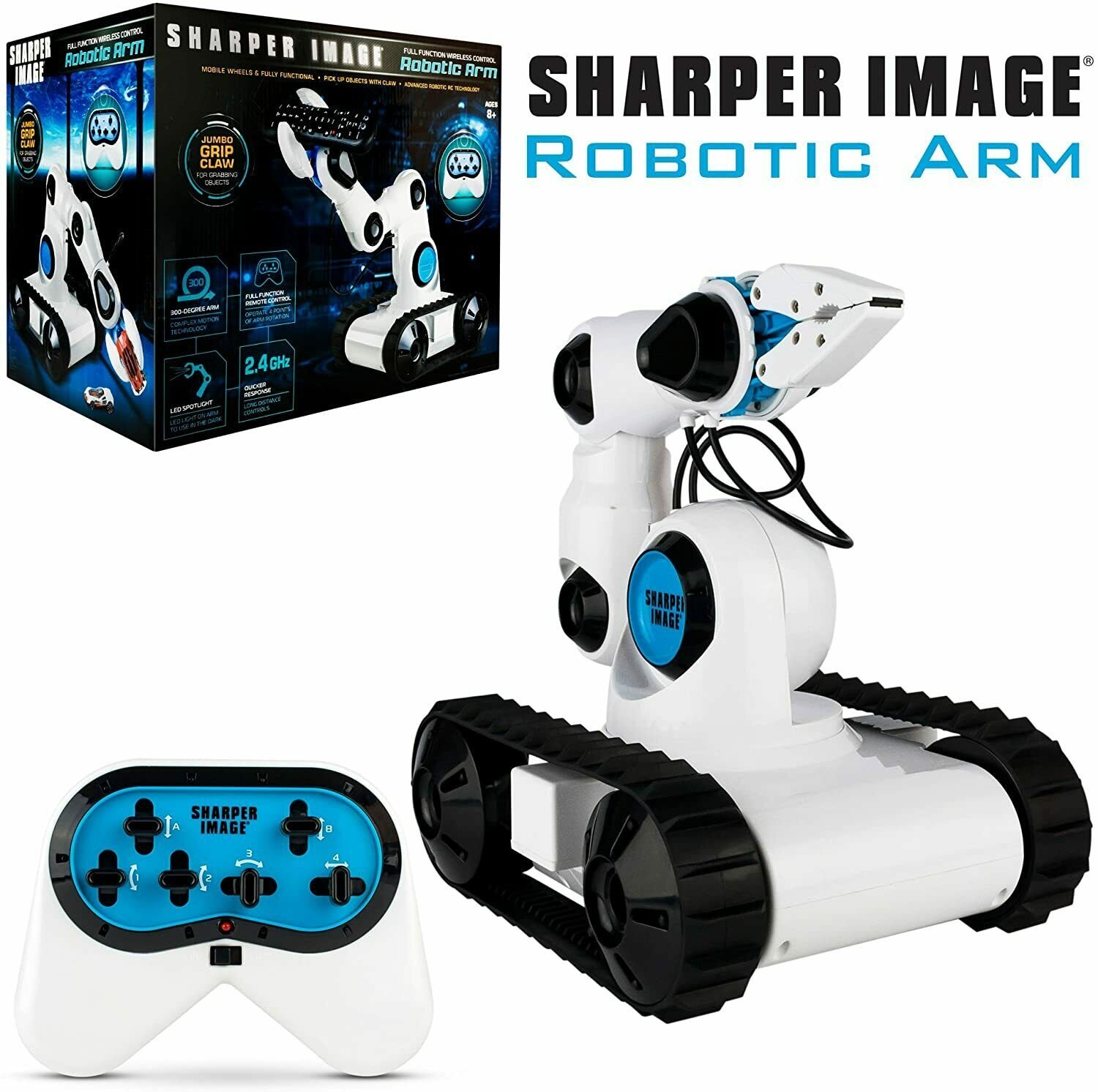 SHARPER IMAGE Full Function Wireless Remote Control Robotic Arm
