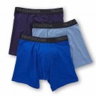 Fruit of the Loom 2XL Big Man 3 Pack Premium 100% Cotton Boxer Briefs 46/48 in. waist Random Colors